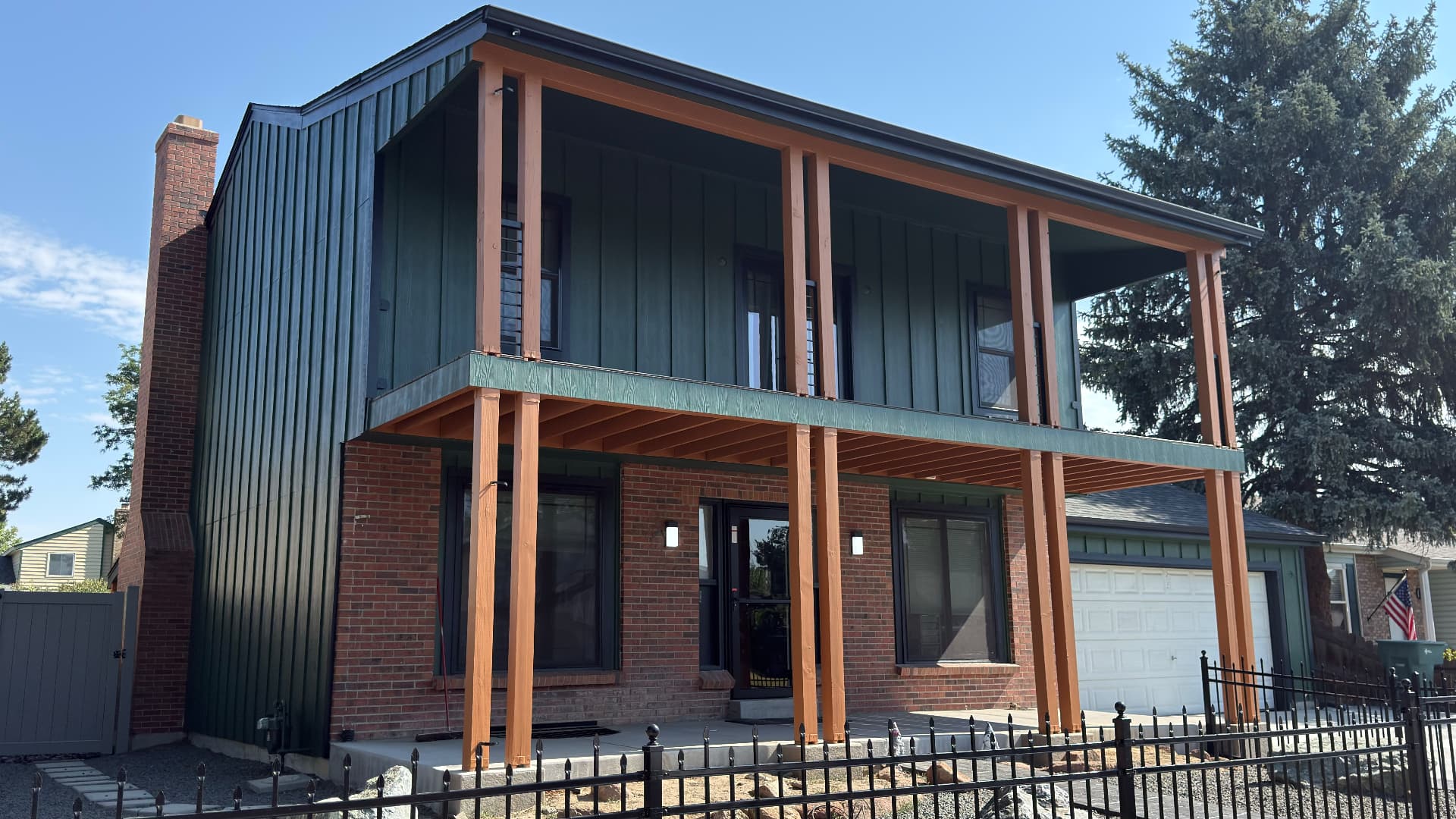 Forest Green Exterior Transformation