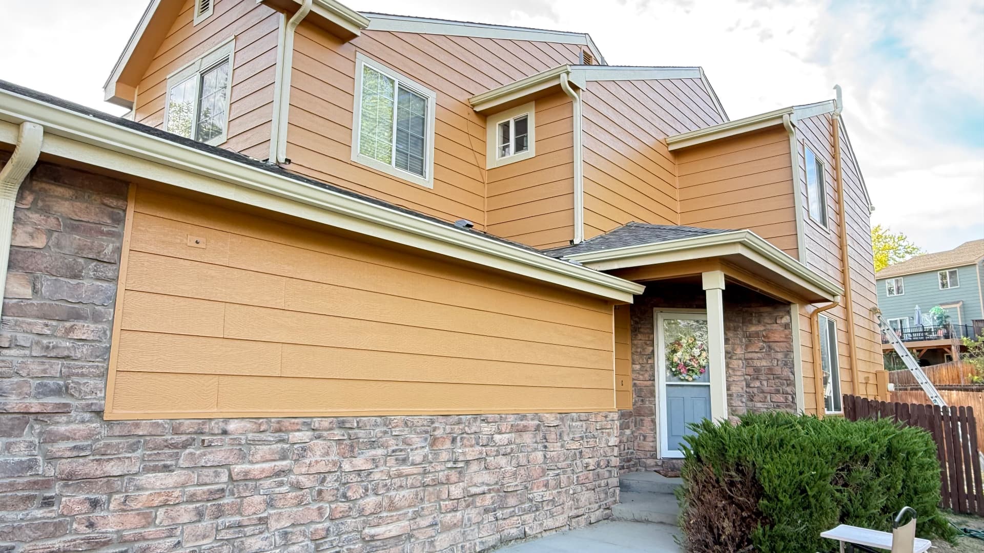 Warm-Tone Exterior Siding