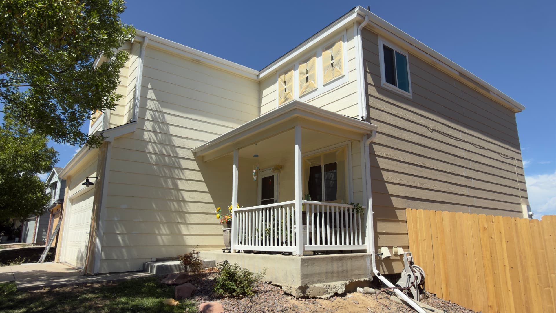 Two-Story Exterior Preparation