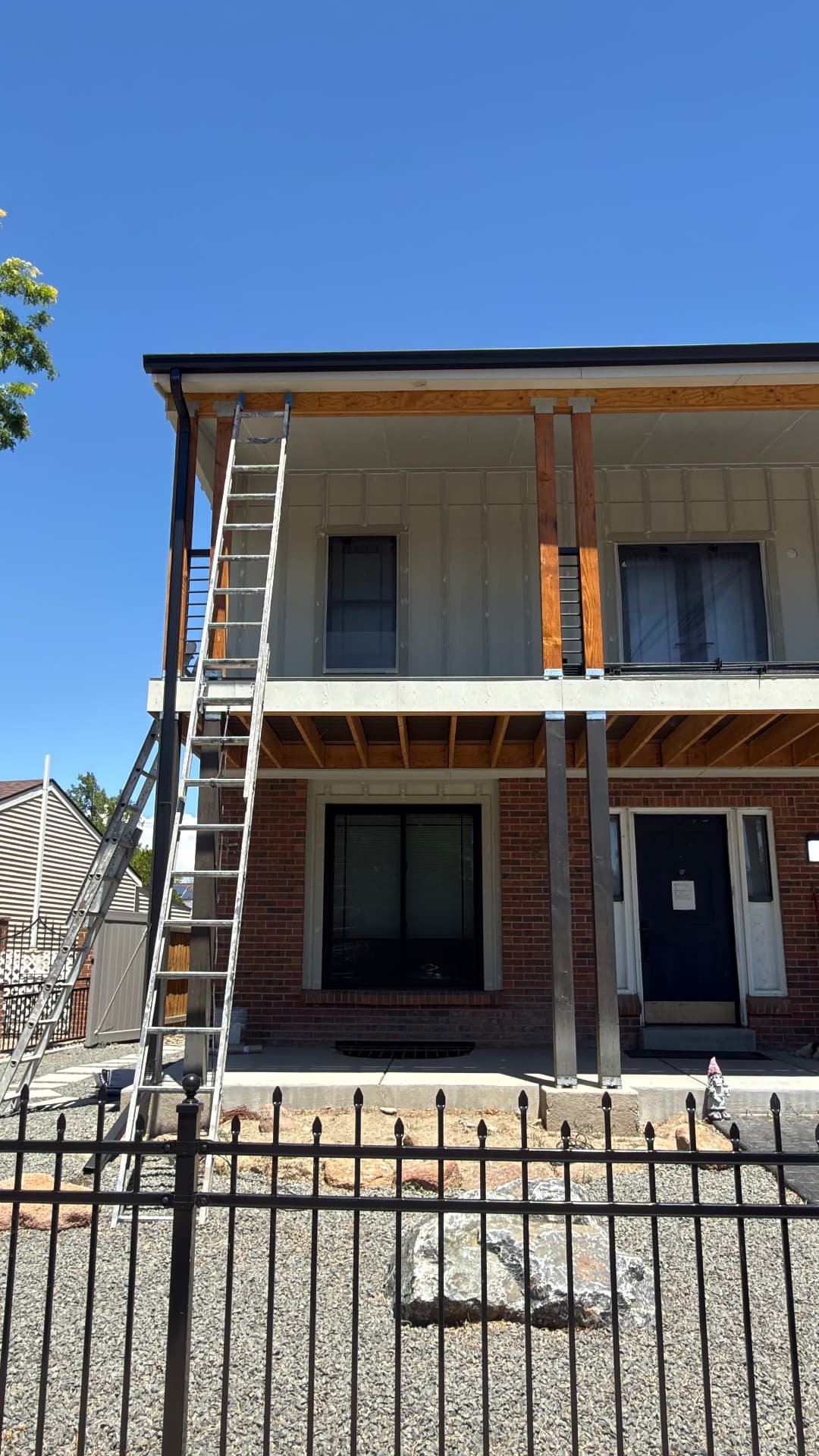 New Siding Before Finish Coat